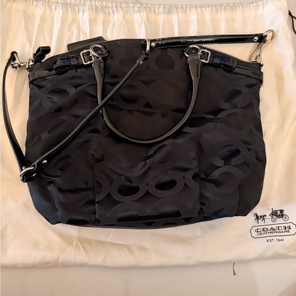 Coach Black Signature Shoulder Bag - Picture 2 of 3